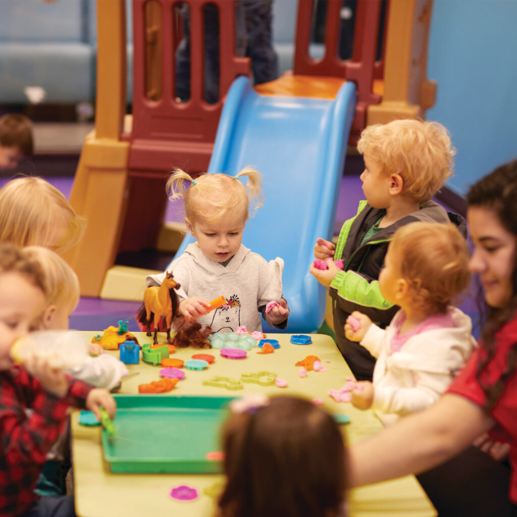 YMCA Play & Learn Childcare while you exercise.